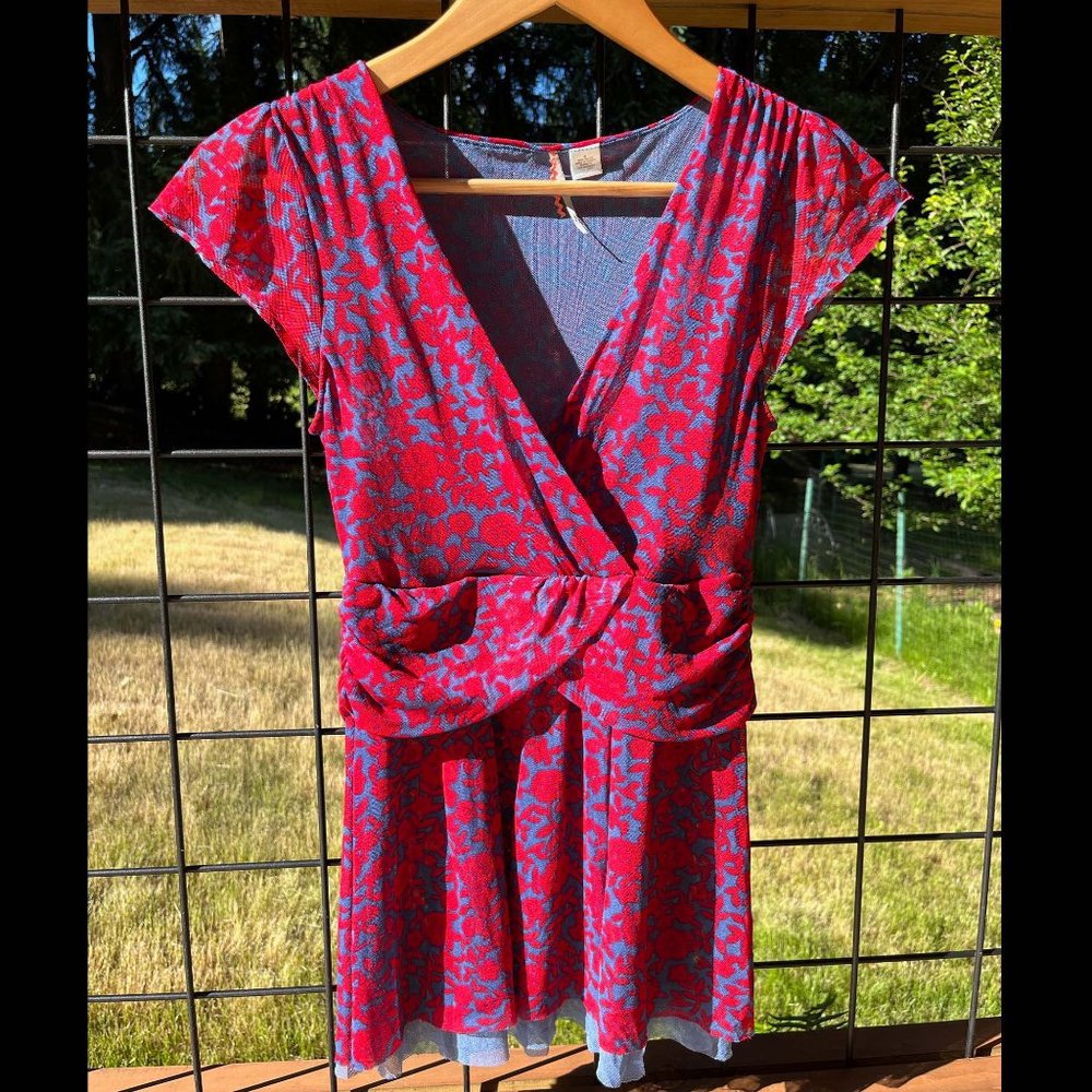 Anthropologie Ric Rac Floral Blouse